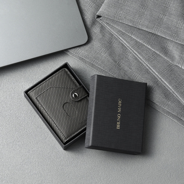 Men's Compact Pop-Up Wallet - CARBON - 5
